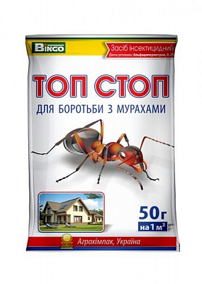 Засіб Топ стоп від мурах 50 г